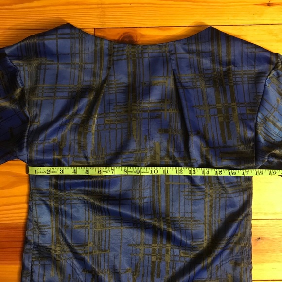 GO International Royal Blue Black Tunic, EUC, XS - Picture 6 of 16